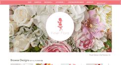 Desktop Screenshot of finerflora.com