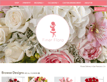 Tablet Screenshot of finerflora.com